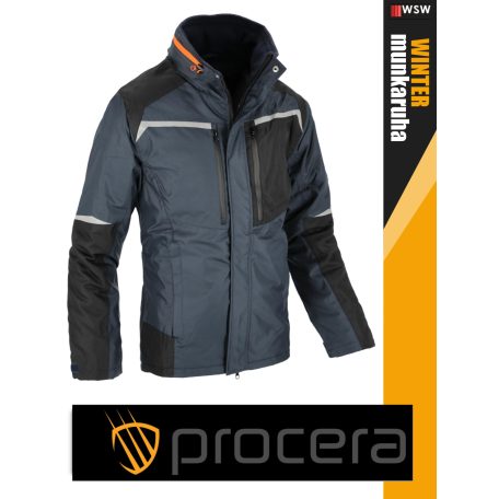 Procera PROMAN STRETCH GREYO bélelt vízálló kabát - munkaruha