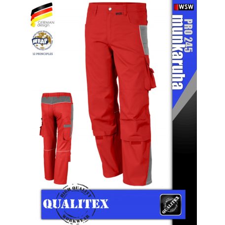 Qualitex PRO 245 ROYALBLACK prémium technikai deréknadrág - munkaruha