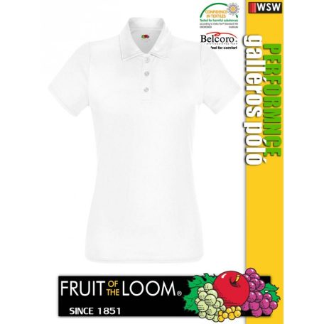 Fruit of the Loom PERFORMANCE női galléros póló - sportpóló