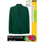 Fruit of the Loom PREMIUM LS piqué galléros hosszúujjú póló