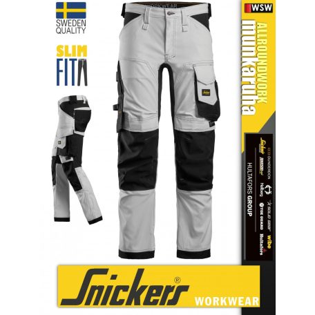 Snickers ALLROUNDWORK BLACK strech slim fit prémium deréknadrág - munkaruha