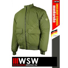   .Engelbert Strauss ICONIC GREEN szélálló bélelt technikai kabát - munkaruha