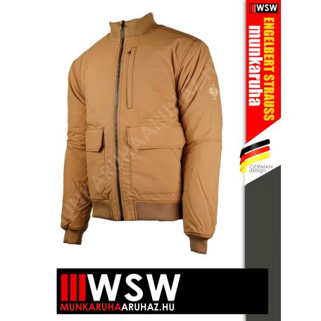 .Engelbert Strauss ICONIC ALMOND szélálló bélelt technikai kabát - munkaruha