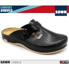 Leon COMFORT 700 BLACK komfort férfi papucs