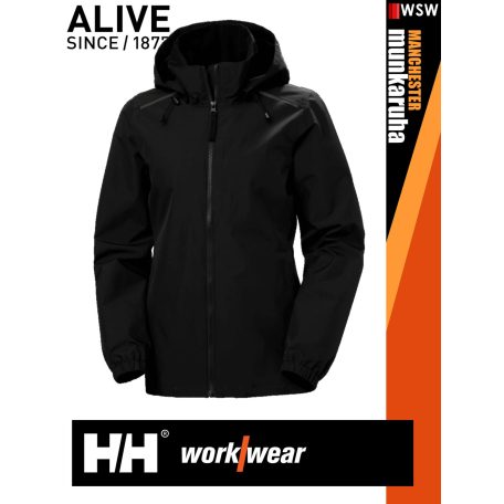 Helly Hansen MANCHESTER BLACK prémium technikai női shell kabát - munkaruha