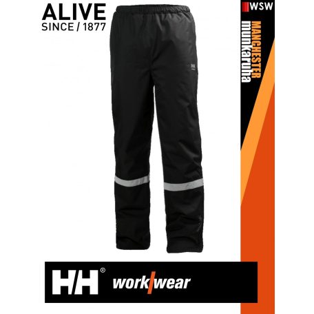 Helly Hansen MANCHESTER BLACK prémium technikai bélelt vízálló deréknadrág - munkaruha