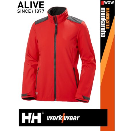 Helly Hansen MANCHESTER ALERTRED prémium női softshell kabát - munkaruha