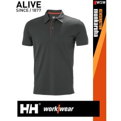   Helly Hansen KENSINGTON DARKGREY galléros technikai póló - munkaruha