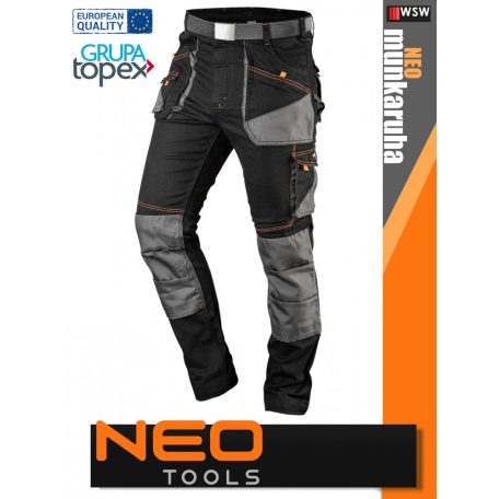 Neo Tools HD ORANGEBLACK technikai kopásálló deréknadrág - munkaruha