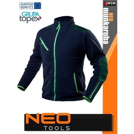 Neo Tools PREMIUM BLUE technikai polár kardigán pulóver - munkaruha