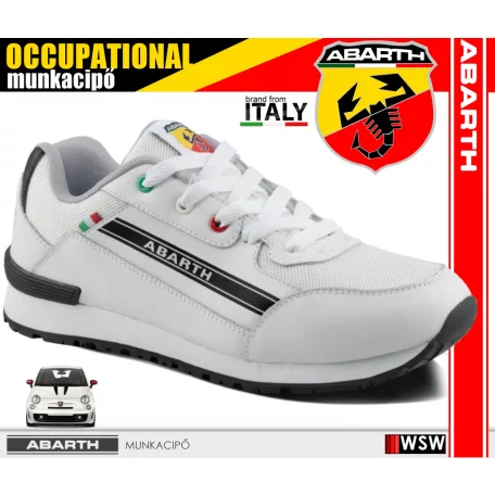 Abarth OCCUPATIONAL WHITE O2 technikai prémium munkabakancs - munkacipő