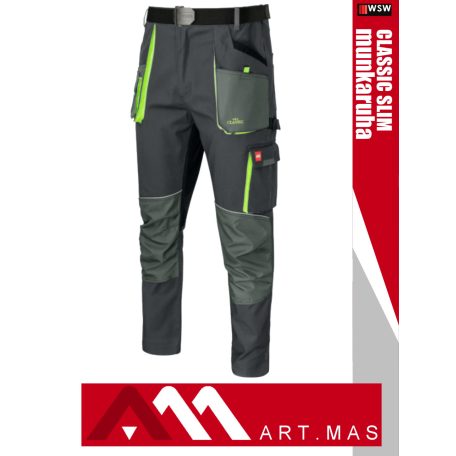 Artmas CLASSIC STRETCH SLIM pamutgazdag rugalmas anyagú munkanadrág - munkaruha