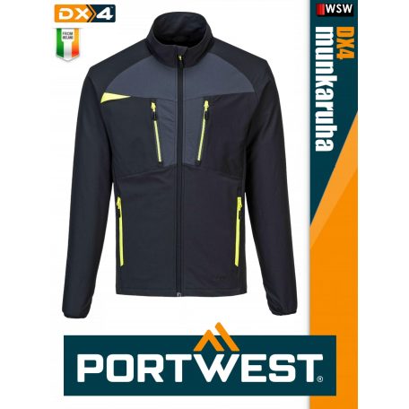 Portwest DX4 BLACK prémium rugalmas technikai felső - munkaruha