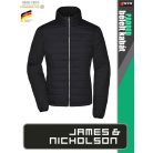 James & Nicholson PADDED BLACK női technikai bélelt kabát - munkaruha