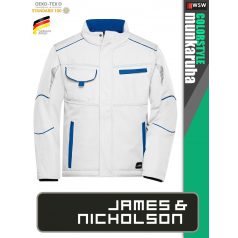   James & Nicholson COLORSTYLE WHITE technikai bélelt softshell kabát - munkaruha