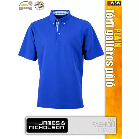 James & Nicholson PLAIN JN964 férfi prémium galléros póló