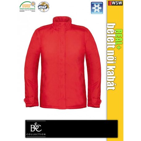 B&C REAL+ női bélelt télikabát - munkaruha