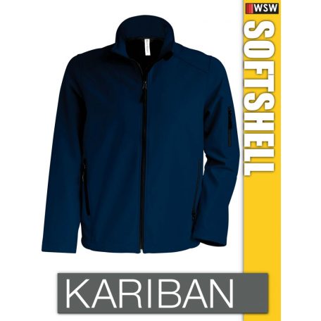 Kariban Softshell férfi kabát - polár belső