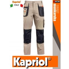   Kapriol SMART BEIGE technikai kopásálló munkanadrág - munkaruha