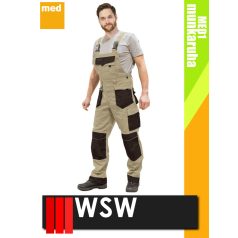   WSW SETENTA BEIGE technikai kevertszálas kantáros munkanadrág - munkaruha