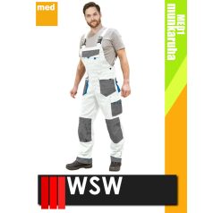  WSW SETENTA WHITE technikai kevertszálas kantáros munkanadrág - munkaruha