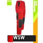 WSW SIETE RED technikai kevertszálas derekas munkanadrág - munkaruha
