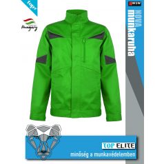   Top Elite NOVA GREEN kevertszálas technikai munkakabát - munkaruha