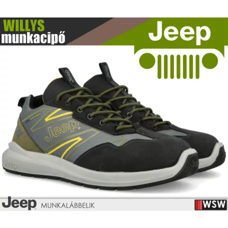 Jeep WILLYS GREY S1PL technikai prémium munkacipő - munkabakancs