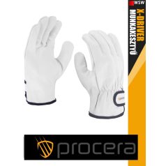   Procera X-DRIVER VELCRO erősített kombinált bőr munkakesztyű - egyéni védőeszköz