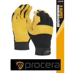   Procera X-EXPERT erősített kombinált bőr munkakesztyű - egyéni védőeszköz