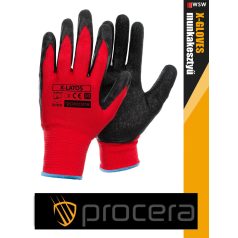   Procera X-LATOS RED kombinált mártott latex munkakesztyű - egyéni védőeszköz