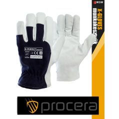   Procera X-PERFECT erősített kombinált bőr bélelt munkakesztyű - egyéni védőeszköz