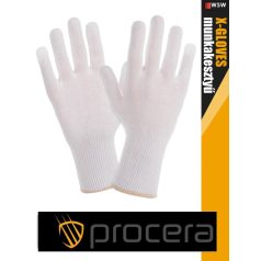 Procera X-WHITE szövet kevertszálas munkakesztyű - egyéni védőeszköz   Procera X-WHITE szövet kevertszálas munkakesztyű - egyéni védőeszköz