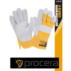   Procera X-TIP erősített kombinált bőr bélelt munkakesztyű - egyéni védőeszköz
