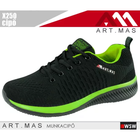Artmas X250 BLACKGREEN technikai munkacipő - munkabakancs
