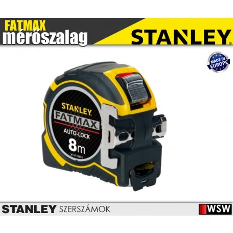 Stanley FATMAX autolock  mérőszalag 8mx32mm - szerszám