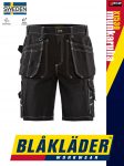   Blåkläder CRAFTSMEN X1500 BLACK pamut technikai rövidnadrág - Blakleder munkaruha