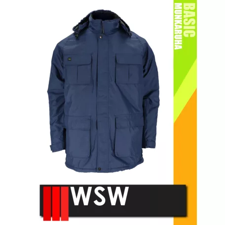 WSW BASIC NAVY YES technikai kevertszálas téli kabát - munkaruha