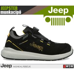 Jeep JEEPSTER BLACK S3L technikai fémmentes önbefűzős prémium munkacipő - munkabakancs   Jeep JEEPSTER BLACK S3L technikai fémmentes önbefűzős prémium munkacipő - munkabakancs