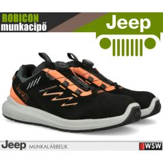Jeep RUBICON BLACK S3L technikai fémmentes önbefűzős prémium munkacipő - munkabakancs