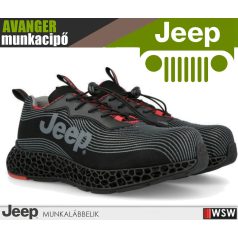 Jeep AVANGER BLACK S1PL technikai prémium munkacipő - munkabakancs