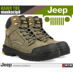 Jeep HAWK TOE OLIVE S3L technikai fémmentes prémium munkacipő - munkabakancs