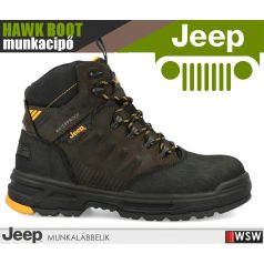   Jeep HAWK BOOT BROWN S7S technikai fémmentes prémium munkacipő - munkabakancs
