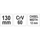 Yato CRV60 laposvéső 12 mm - szerszám