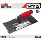 Yato rozsdamentes fogazott glettvas 270x130 mm - szerszám