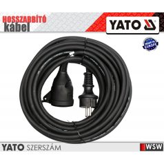 Yato hosszíbbító gumikábel 3G1,5 m2 - szerszám