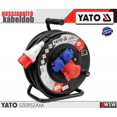 Yato hosszíbbító gumikábeldob 5G2,5 mm2 - 25 méter