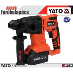 Yato SDS PLUS akkumulátoros fúrókalapács 18V - 2,0 J - elektromos kisgép