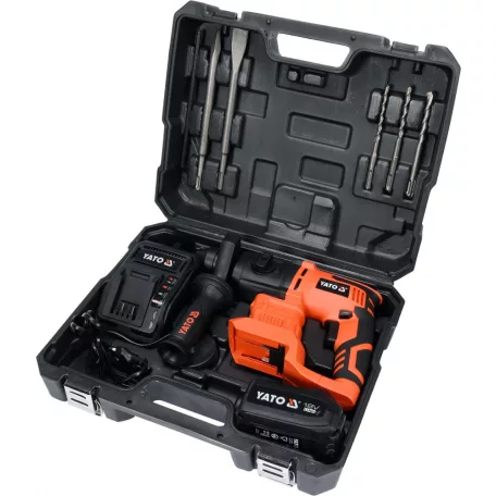 Yato SDS PLUS akkumulátoros fúrókalapács 18V - 2,0 J - elektromos kisgép
