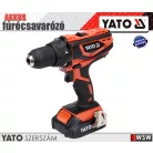 Yato akkumulátoros fúrócsavarozó 18V - 40 Nm - elektromos kisgép